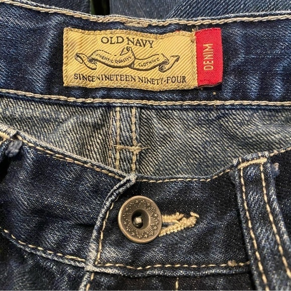 OLD NAVY Kids Teens Blue Cargo Wide Leg Jeans Size 14 Yrs-Unisex - Picture 6 of 8